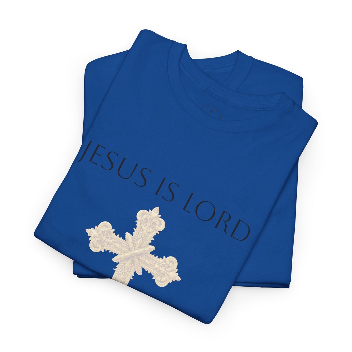 Jesus Is Lord – Men’s  Christian Tee (Dark Lettering)