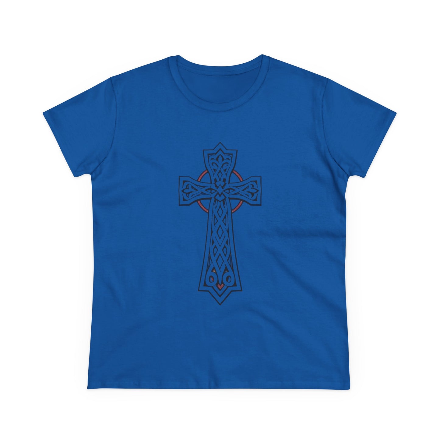 Rooted Grace | Women’s Celtic Cross Tee