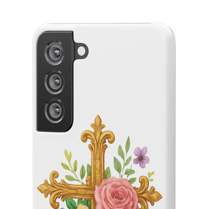 Floral Cross Snap Case for Samsung – Faith in Bloom