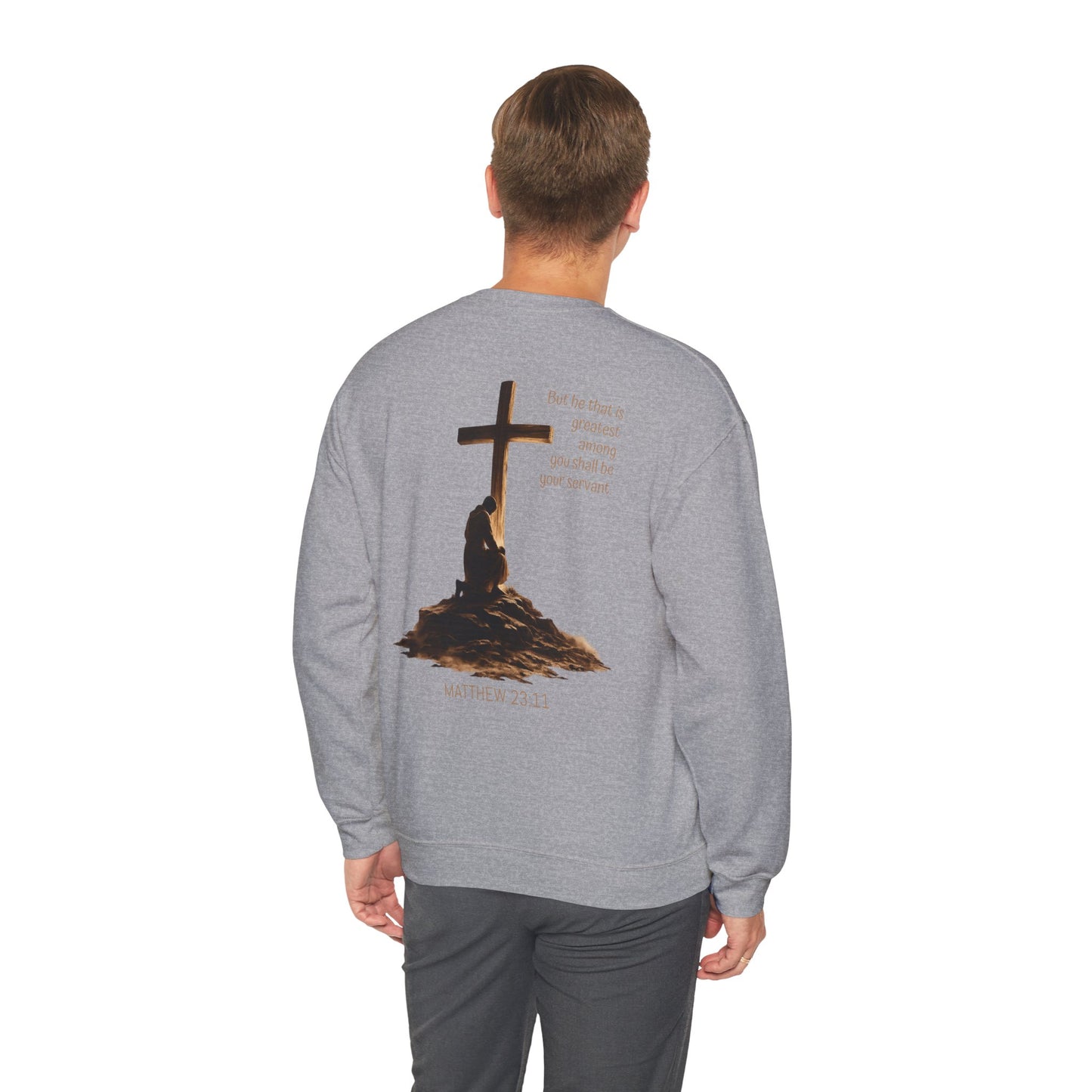 Humble Servant - Christian Men's Sweatshirt