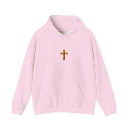 He Is Risen - Women's Christian Hoodie (Dark Lettering)