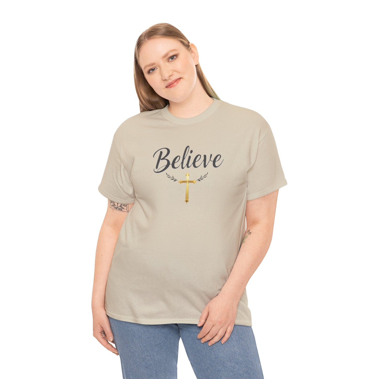 Believe- Woman's Christian T-Shirt