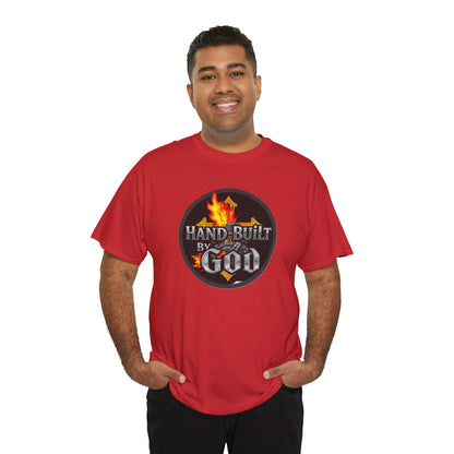 Hand Built By God - Men's Christian T-Shirt