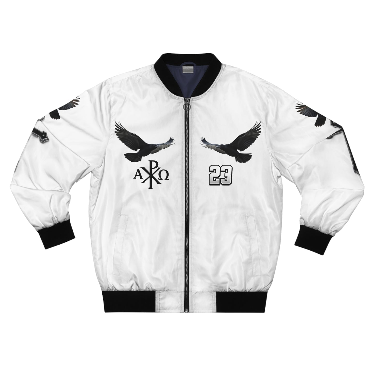 Faithful Guardians – Cross & Crows Men’s Bomber Jacket
