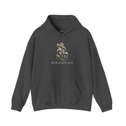 Soon: Revelation – Men’s Christian Hoodie (White Lettering)