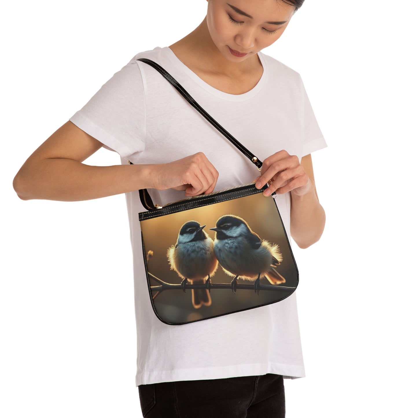 Chickadee Harmony Shoulder Purse