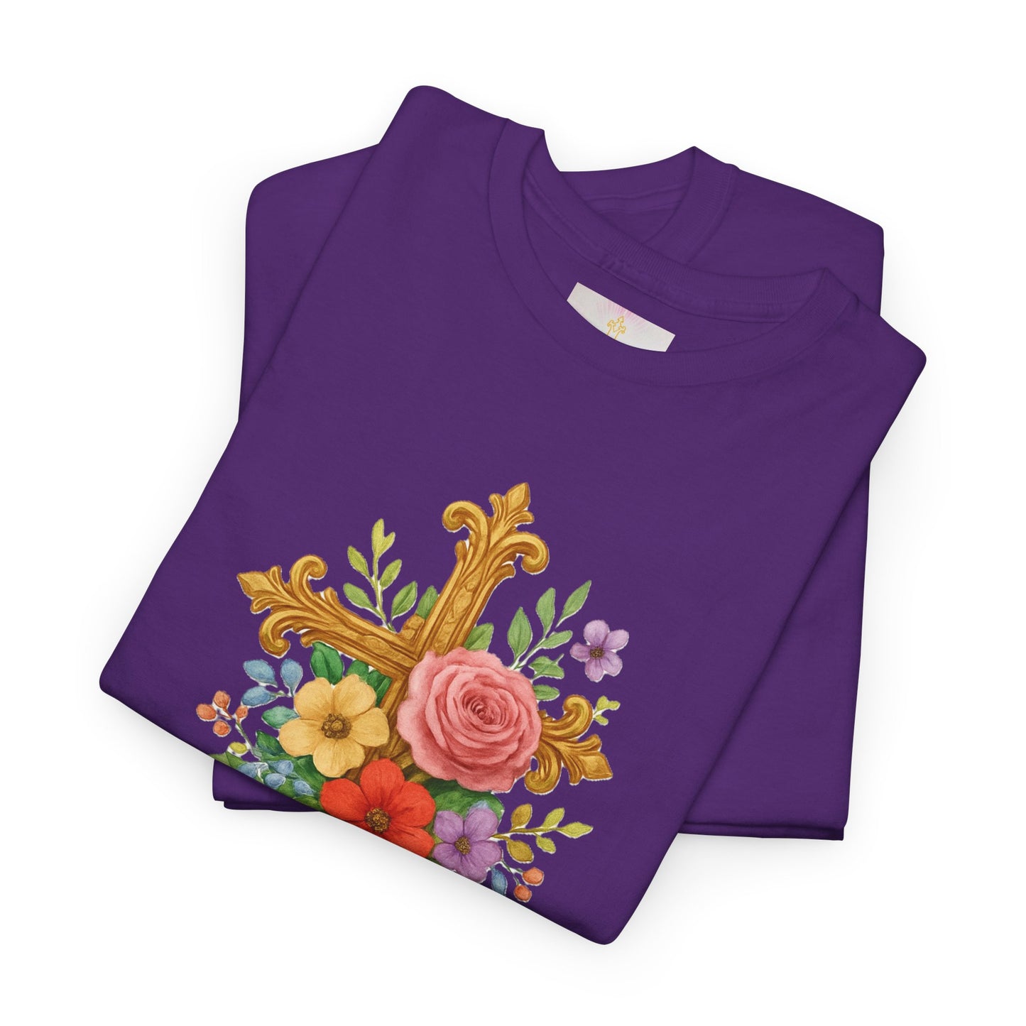 Floral Cross Tee - Women's Christian Apparel