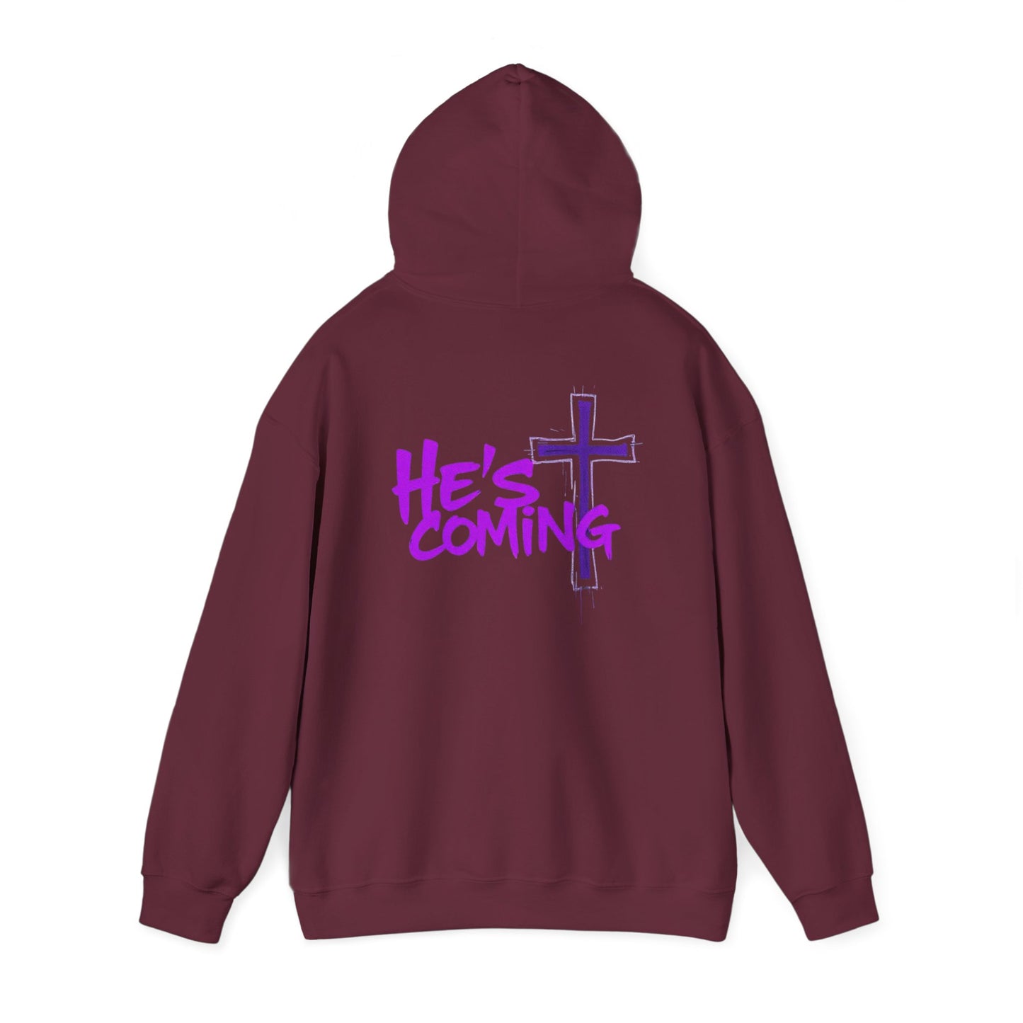 He’s Coming Men’s Christian Streetwear Hoodie
