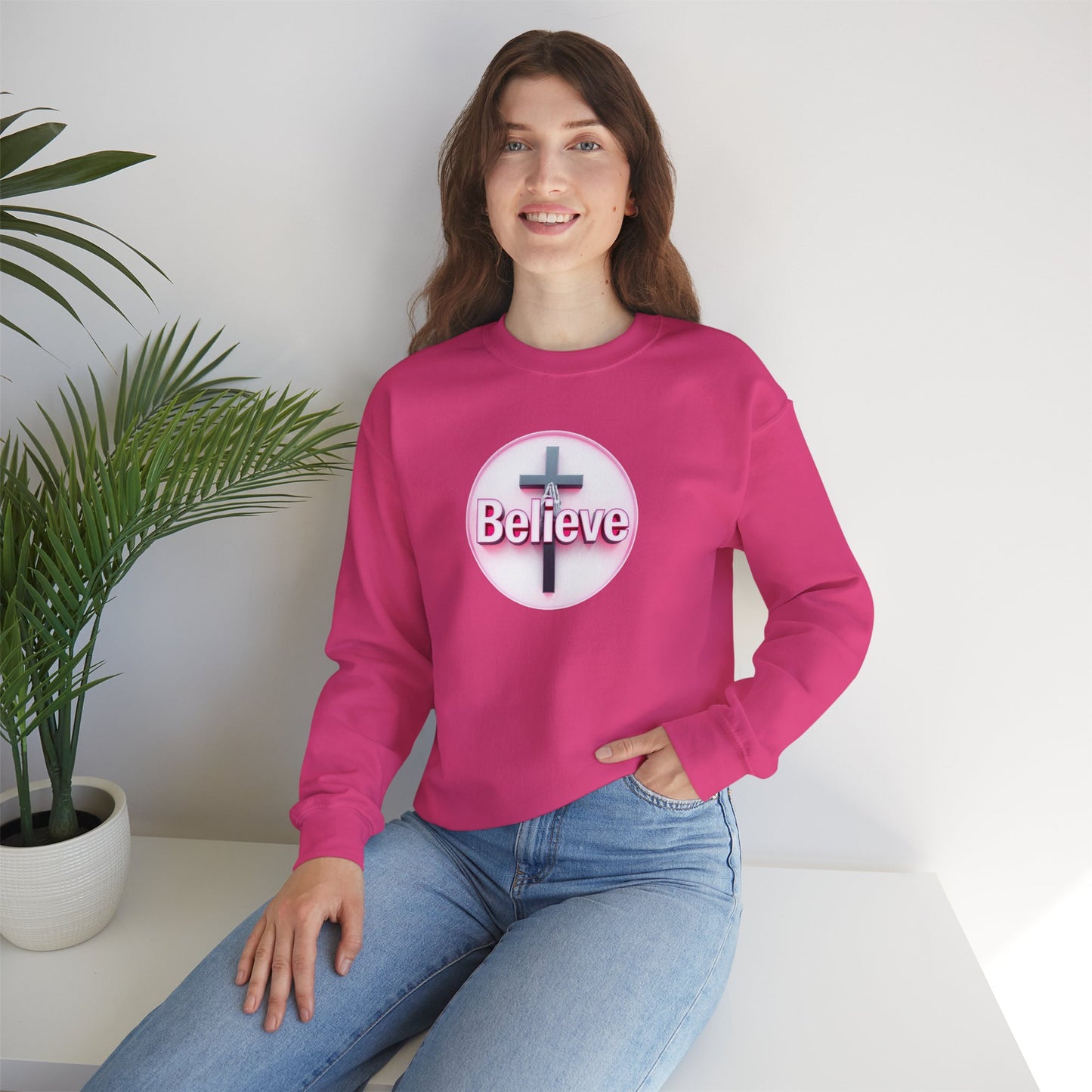 Believe | Women’s Christian Sweatshirt with John 11:40
