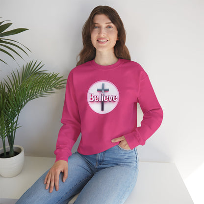 Believe | Women’s Christian Sweatshirt with John 11:40