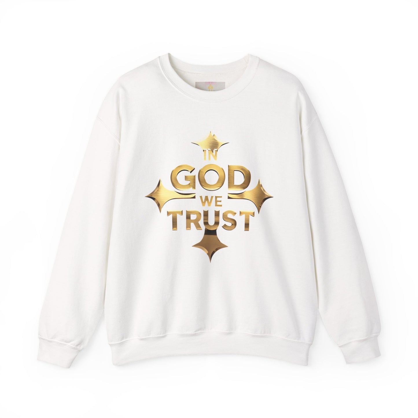 Golden Creed – “In God We Trust” Christian Men’s Sweatshirt