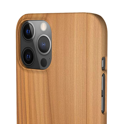 Natural Wood Grain iPhone Snap Case