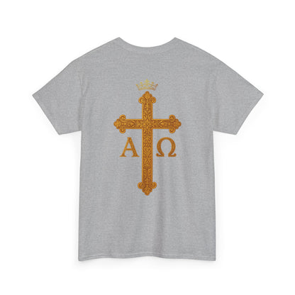 Christ Is King – Lion & Cross Men’s Christian Tee