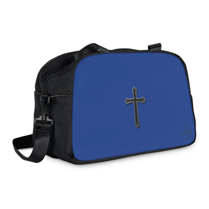 Divine Strength Fitness Bag in Blue – Faith in Motion