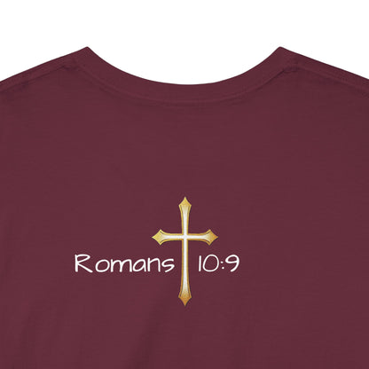 Simple Math of Salvation Men’s T-Shirt – Bold Faith (White Chalk)