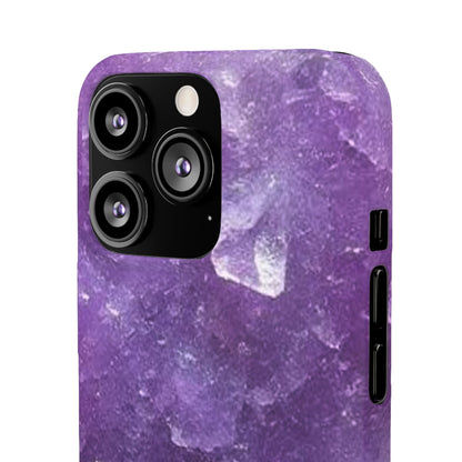 Amethyst Crystal Finish iPhone Snap Case