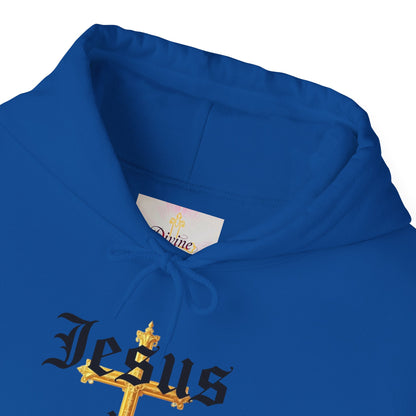 Women’s “Jesus is Lord” Christian Hoodie – Faith Statement Pullover with Cross