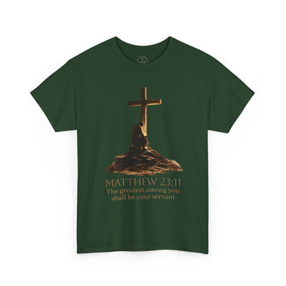 Humble Servant - Men's Christian T-Shirt (Front Design)