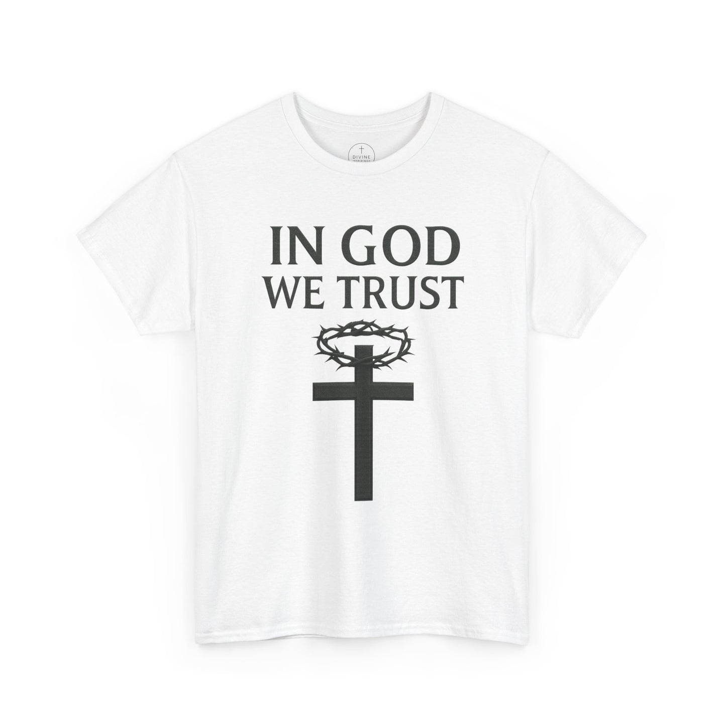 In God We Trust (Crown of Thorns) – Men’s Christian Tee