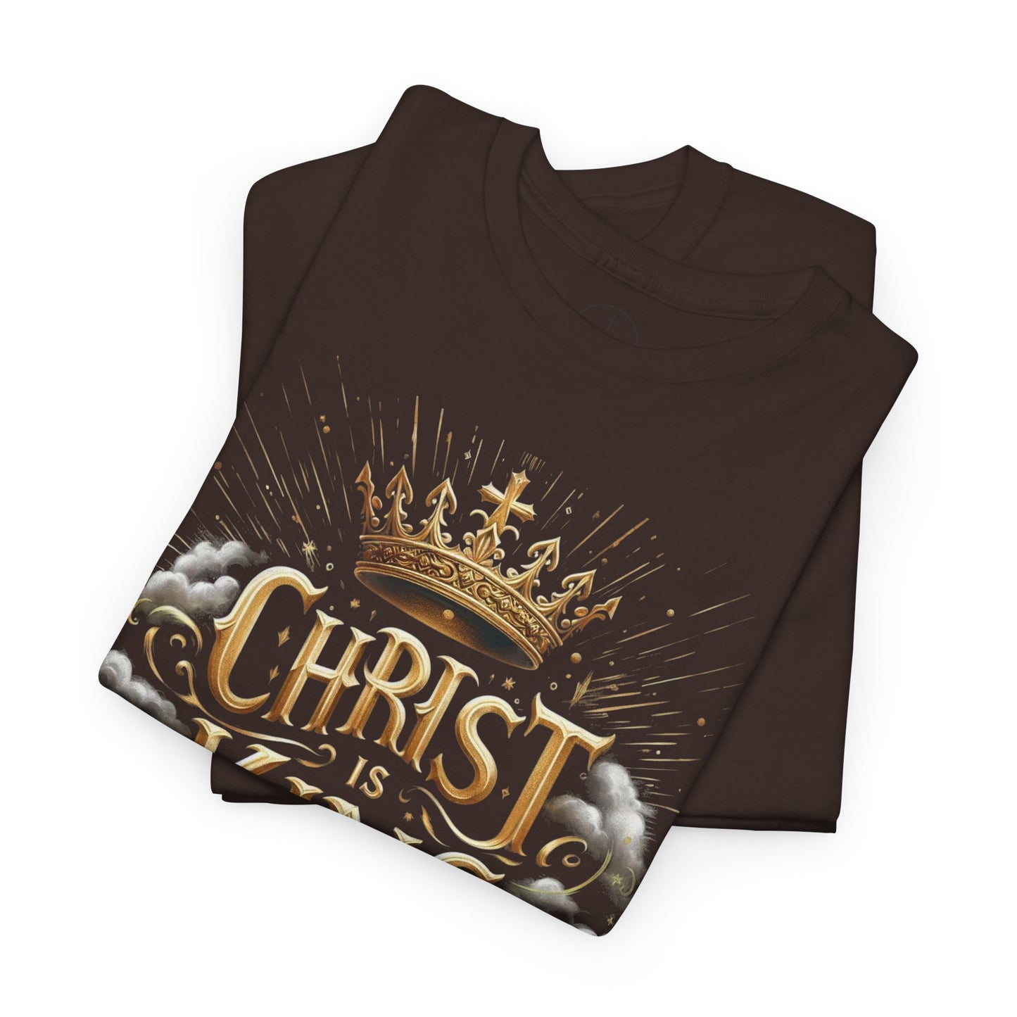 Christ is King Crowned - Men's Christian T-Shirt