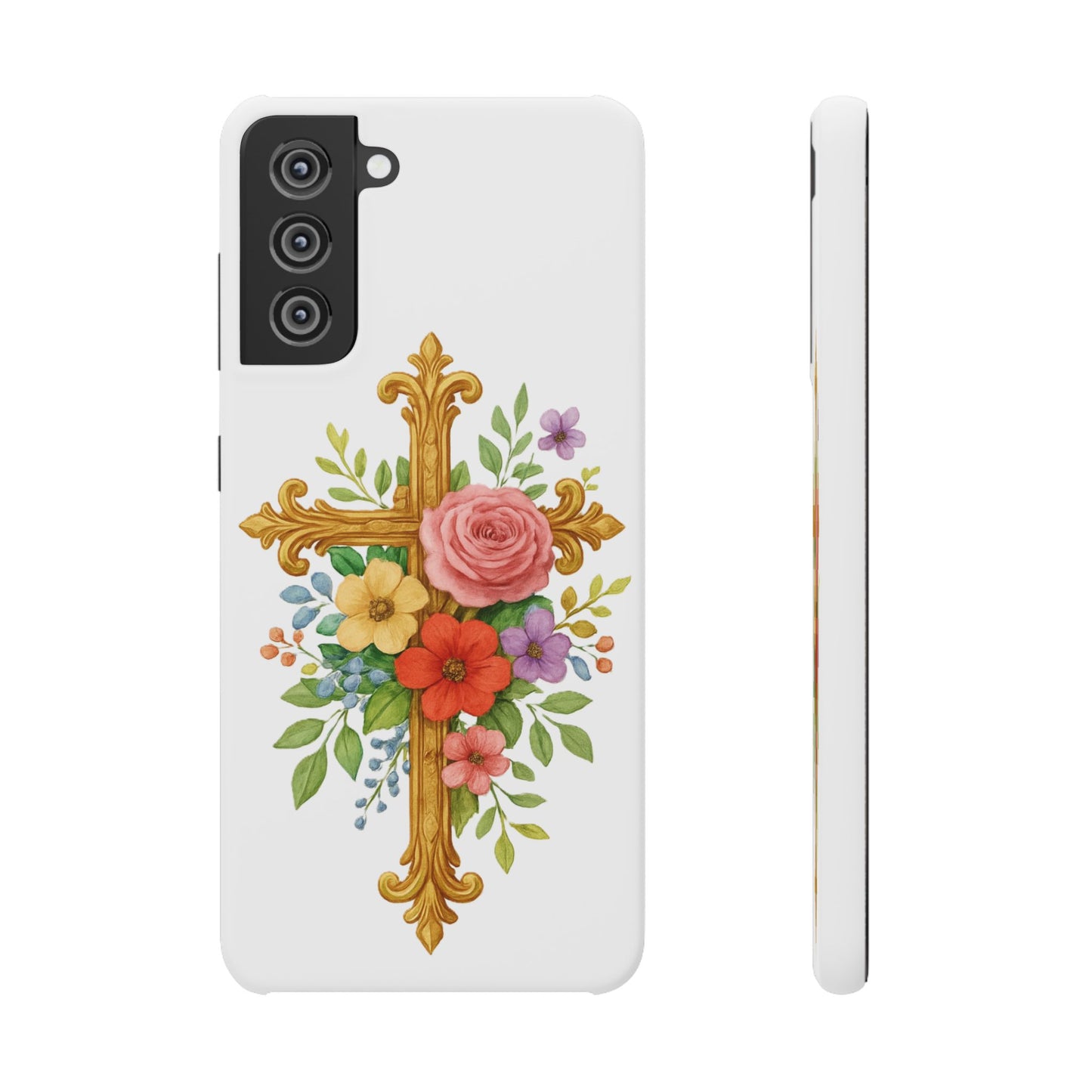 Floral Cross Snap Case for Samsung – Faith in Bloom