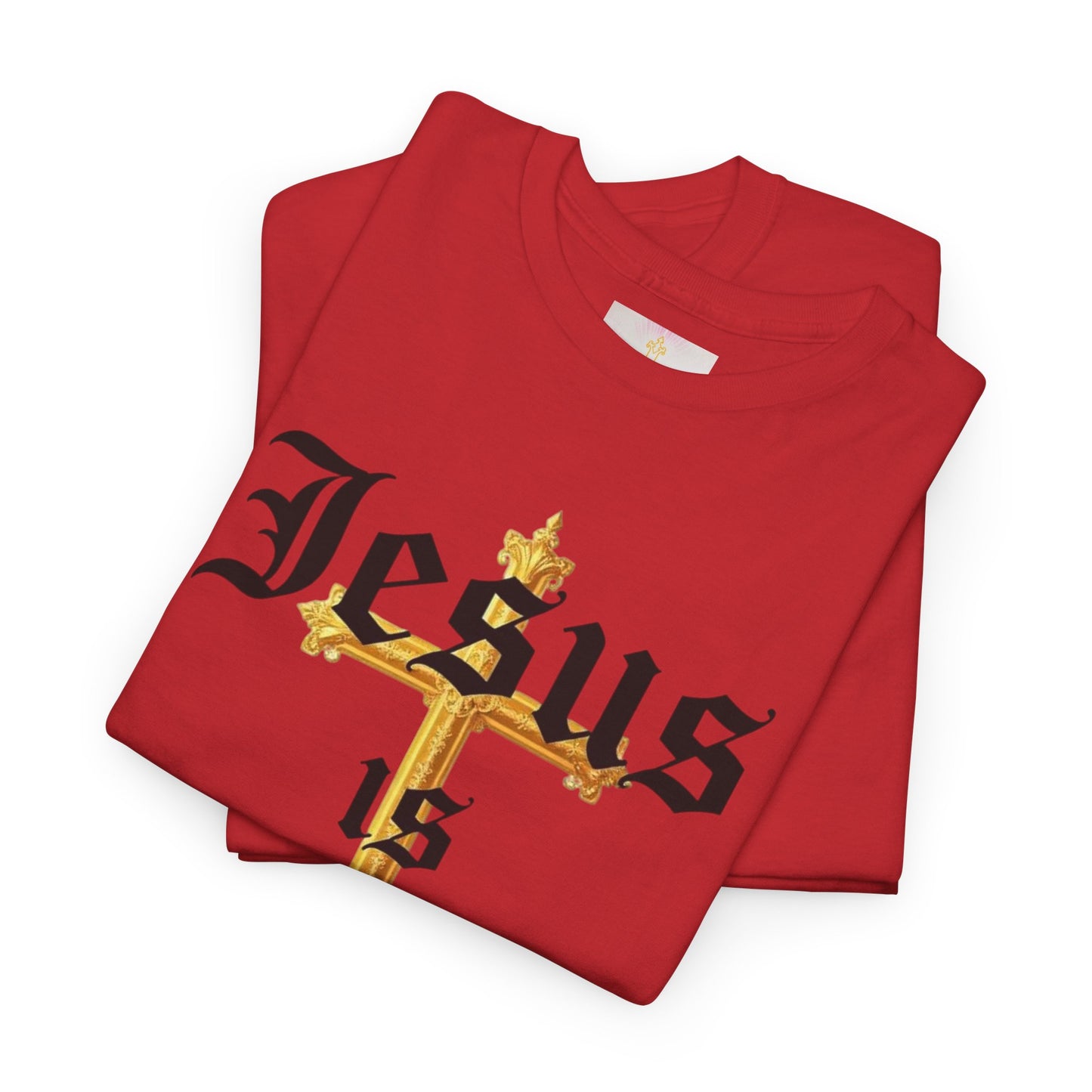Jesus is Lord with Cross - Women's Christian T-Shirt
