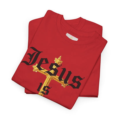 Jesus is Lord with Cross - Women's Christian T-Shirt