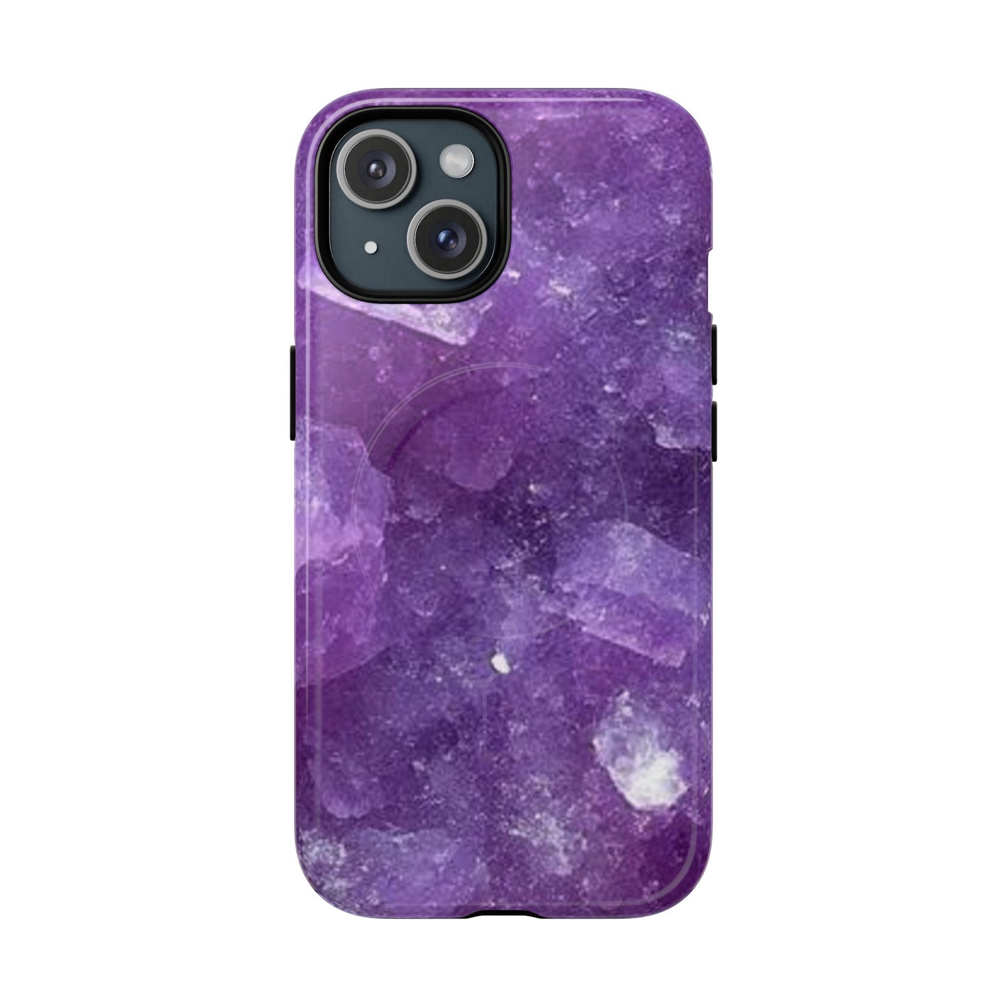 Spiritually Refined – Amethyst Crystal iPhone Magnetic Tough Case