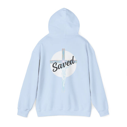 Redeemed & Saved – Women’s Christian Cross Hoodie