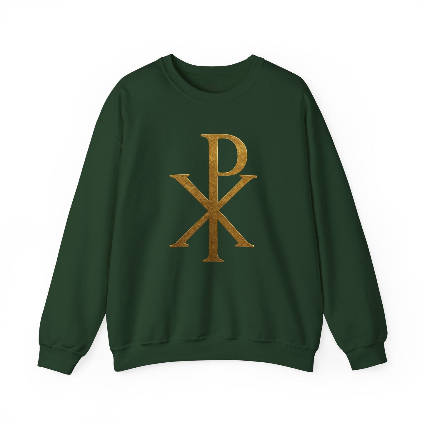 Chi Rho (Gold) - Men's Christian Sweatshirt