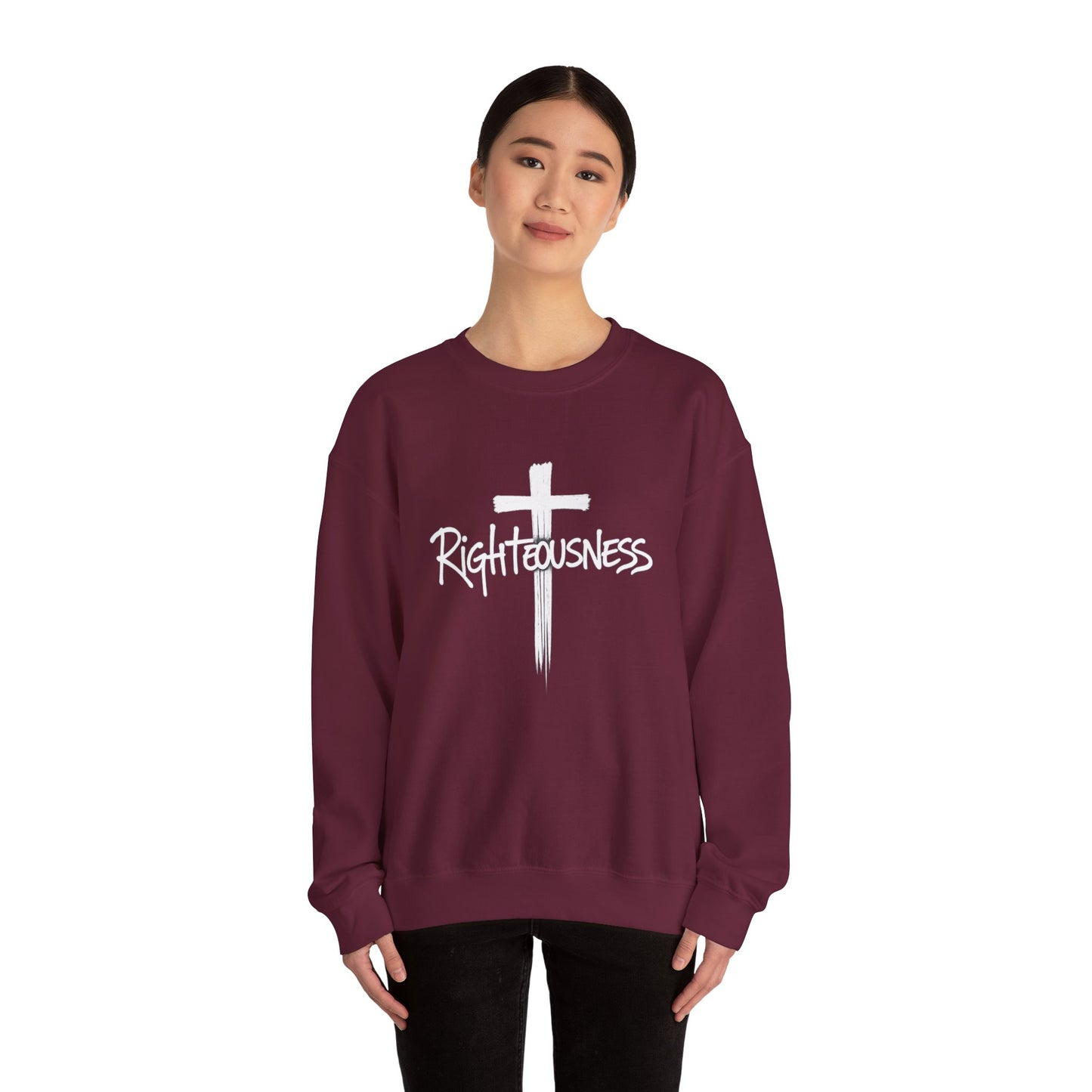 Righteousness - Women's Christian Sweatshirt (Dark Colors)