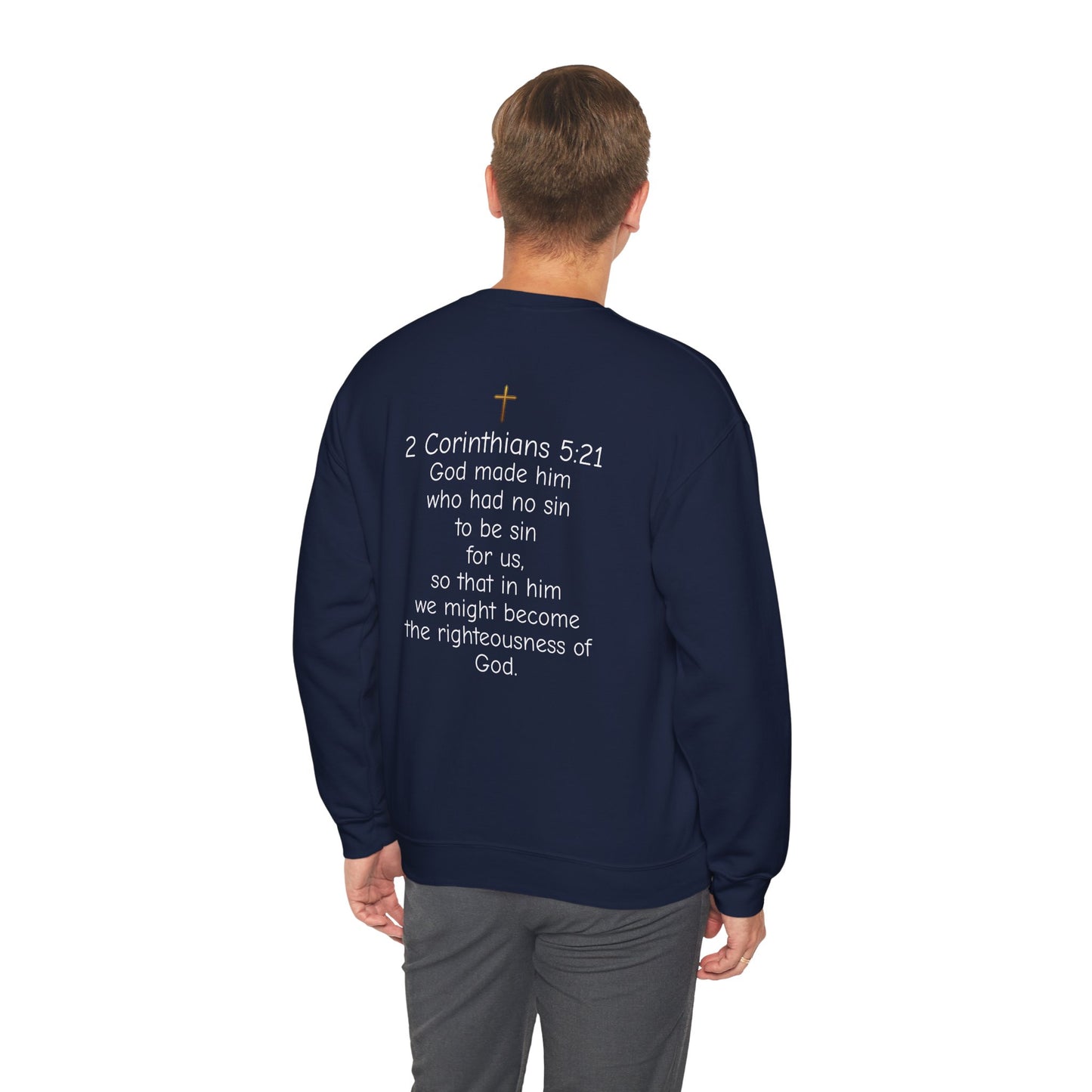 Righteousness - Men's Christian Sweatshirt (Dark Colors)