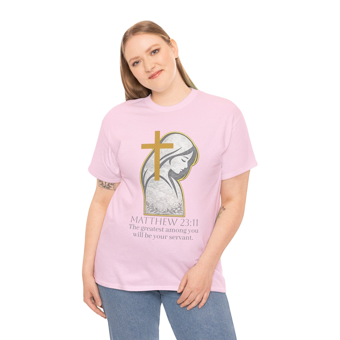 Humble Servant - Women's Christian Tee (Dark Lettering)