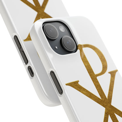 White Chi Rho Snap Case for iPhone – The Way, Truth & Life