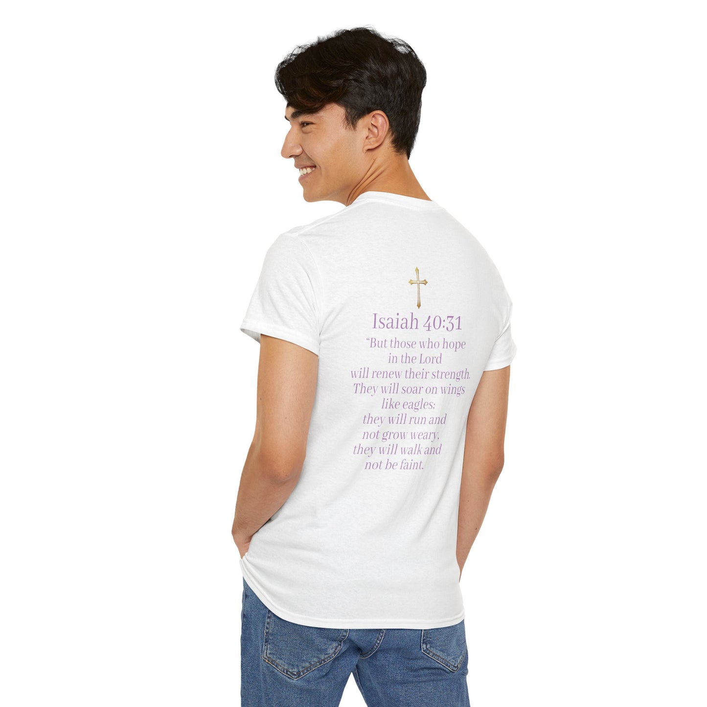 Men’s “Hope” Tee – Bold Scripture Design | Isaiah 40:31