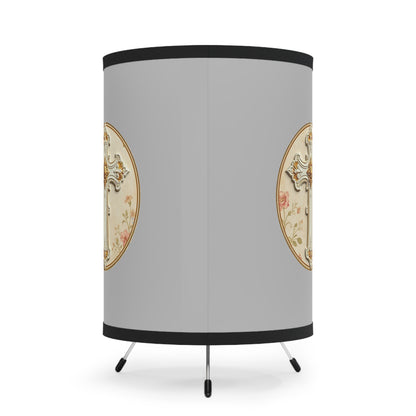 Pure Light – Ivory Cross Tripod Lamp for Faith-Filled Rooms