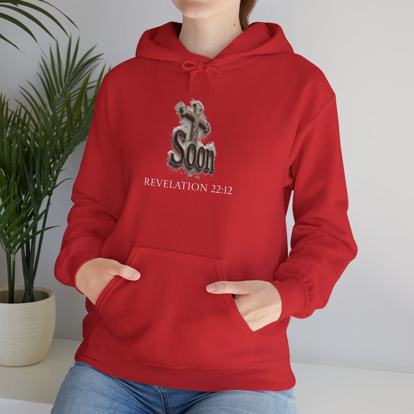 Soon: Revelation Christian Women’s Hoodie (White Lettering)