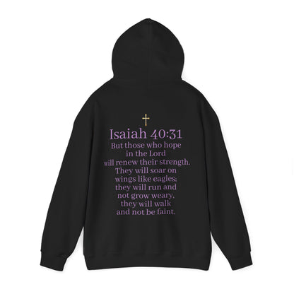 Men’s “Hope” Hoodie – Bold Scripture Pullover | Isaiah 40:31