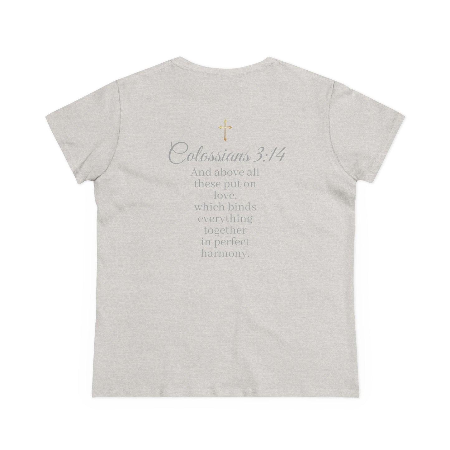 Put On Love Women’s T-Shirt – Grace in Every Thread