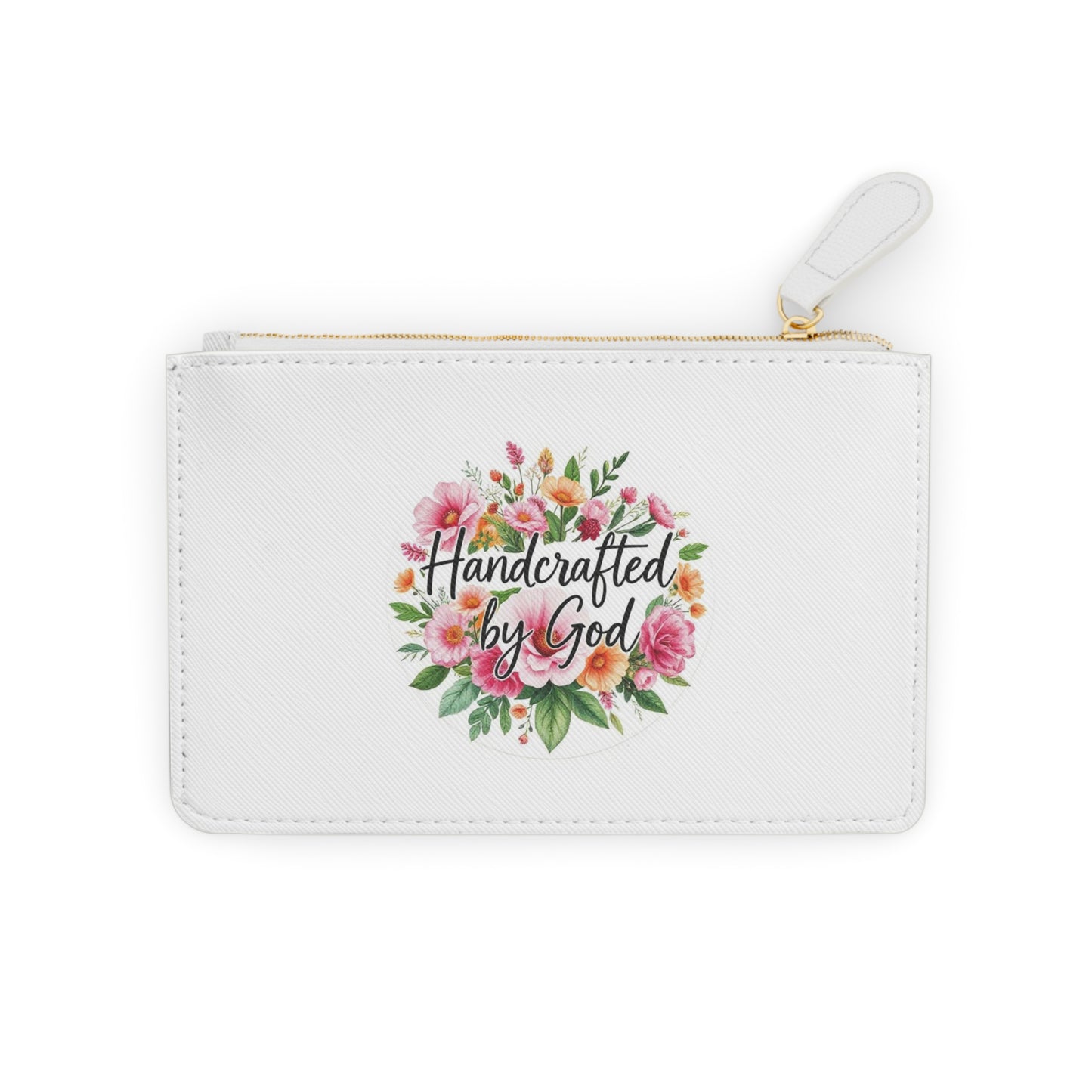 “Handcrafted by God” | Women’s Mini Clutch – Empowered Faith