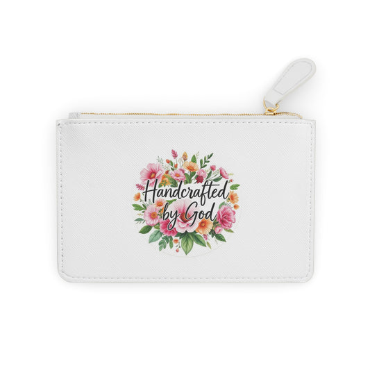 “Handcrafted by God” | Women’s Mini Clutch – Empowered Faith