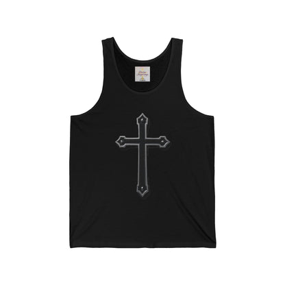 Warrior’s Black Cross Women’s Christian Tank Top