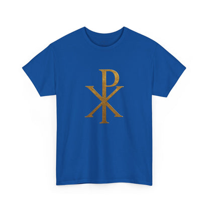 Chi Rho (Gold) - Men's Christian T-Shirt