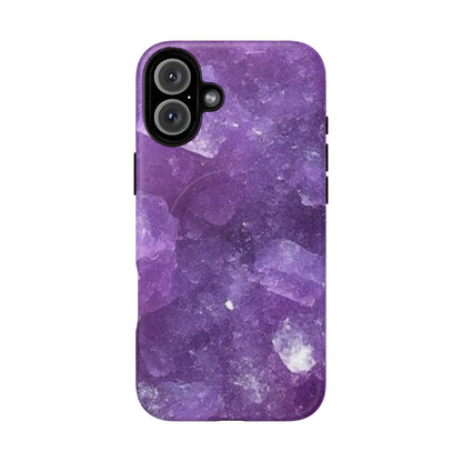 Spiritually Refined – Amethyst Crystal iPhone Magnetic Tough Case