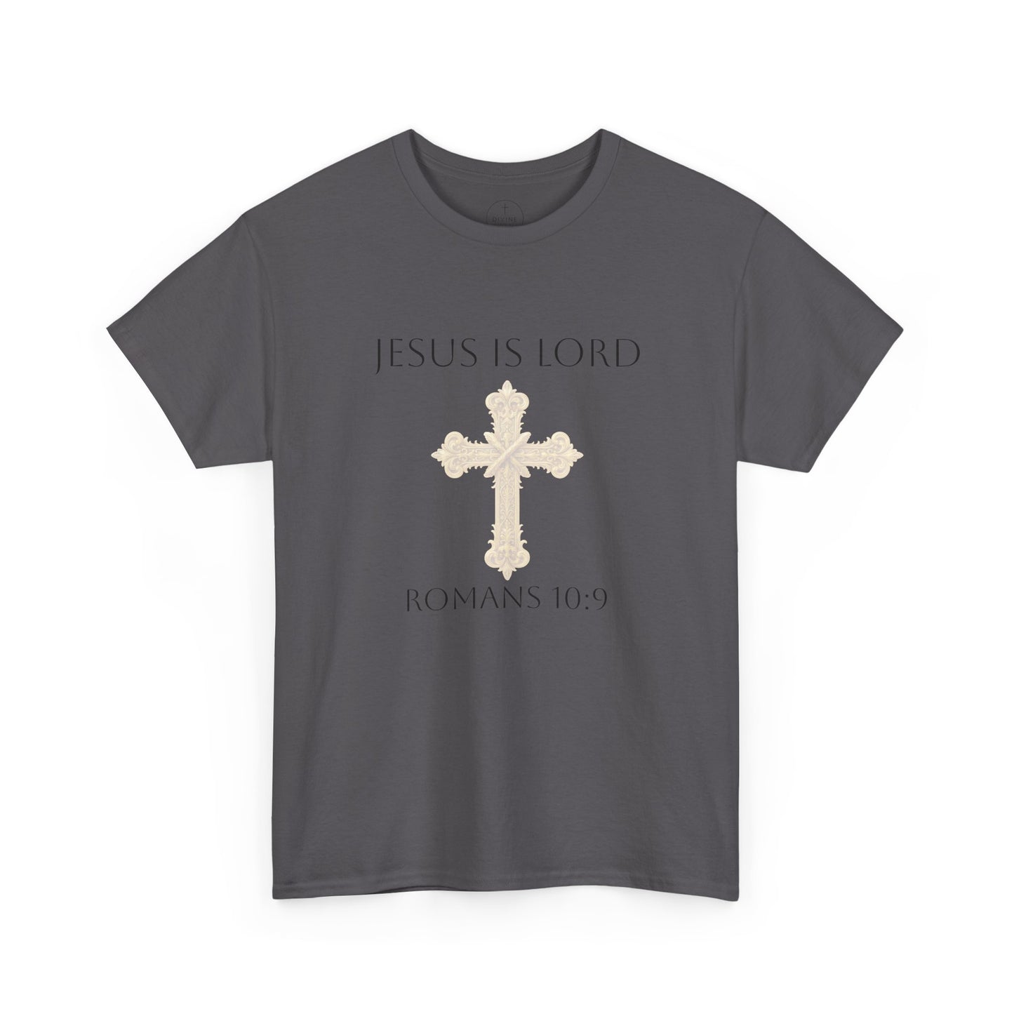 Jesus Is Lord – Men’s  Christian Tee (Dark Lettering)