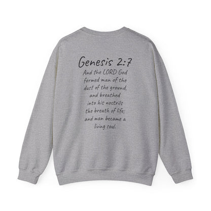 Formed from the Dust (Dark Lettering) - Men’s Christian Sweatshirt