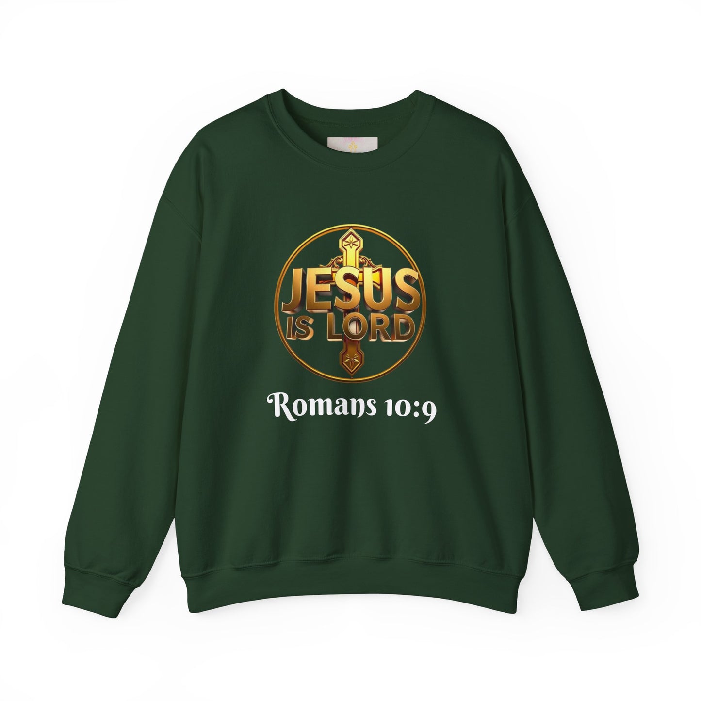 Bold Faith Women’s Sweatshirt – Proclaim Jesus Is Lord & He Is Risen (White Lettering)