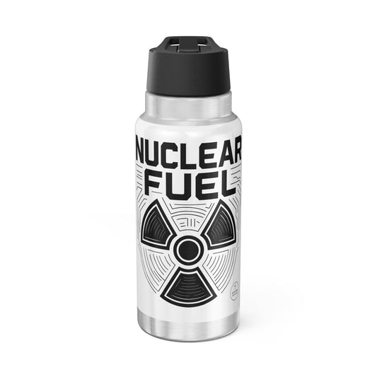 Faith Fueled – Nuclear Energy Stainless Steel Bottle (White)