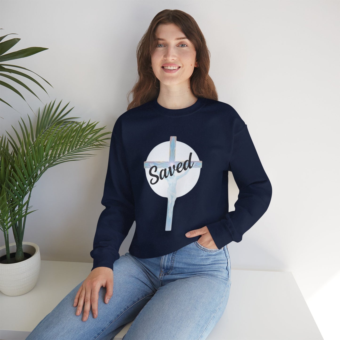 Saved by Grace – Women’s Christian Sweatshirt