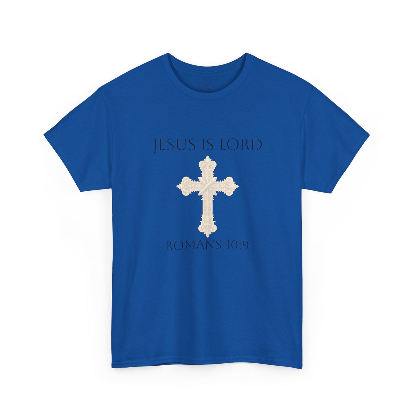 Jesus Is Lord – Men’s  Christian Tee (Dark Lettering)